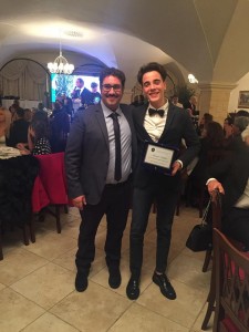 Manuel Staffieri con Vincenzo Tucci Galà del Cavaliere 2017
