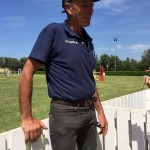 Ottavio sorride dopo il risultato della sua allieva