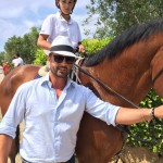 il piccolo Domenico con Stefanelli