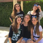 Micaela Bosso con le amiche del cuore Francesca Pace, Annalisa Peleranno, Valeria Peleranno, Chiara Trimigliozzi