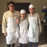 con i suoi compagni dell'Alberghiero  di santa Cesarea Terme