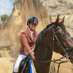 Simona Carretta e lo stallone Kaiman Boy