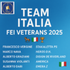VERGINE GUIDA IL TEAM ITALIA AGLI EUROPEI  VETERANS